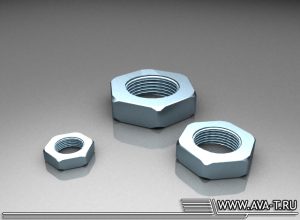 Гайка шестигранная оцинкованная DIN934 М24