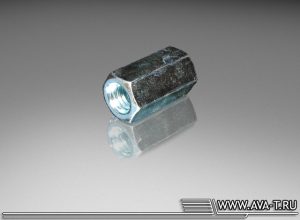 Гайка удлиненная EN М8*13*24 шестигранная
