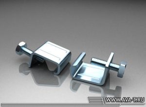 Скоба вентиляционная DFG 30*2,5 Т с болтом 8*25 (ПРО)