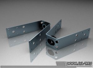 Крепеж с виброизолятором V-образный (ПРО)